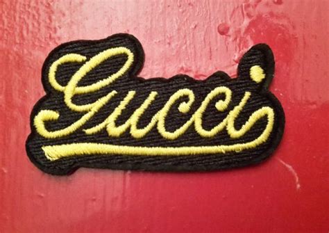 fake gucci iron patch|Gucci iron on decals.